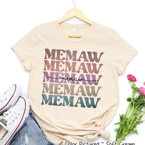 Retro Memaw Shirt, Custom Memaw Shirt, Gift for Memaw, Gift for Her, Mothers Day Gift, Memaw Life TShirt, Blessed Memaw Shirt,Christmas Gift