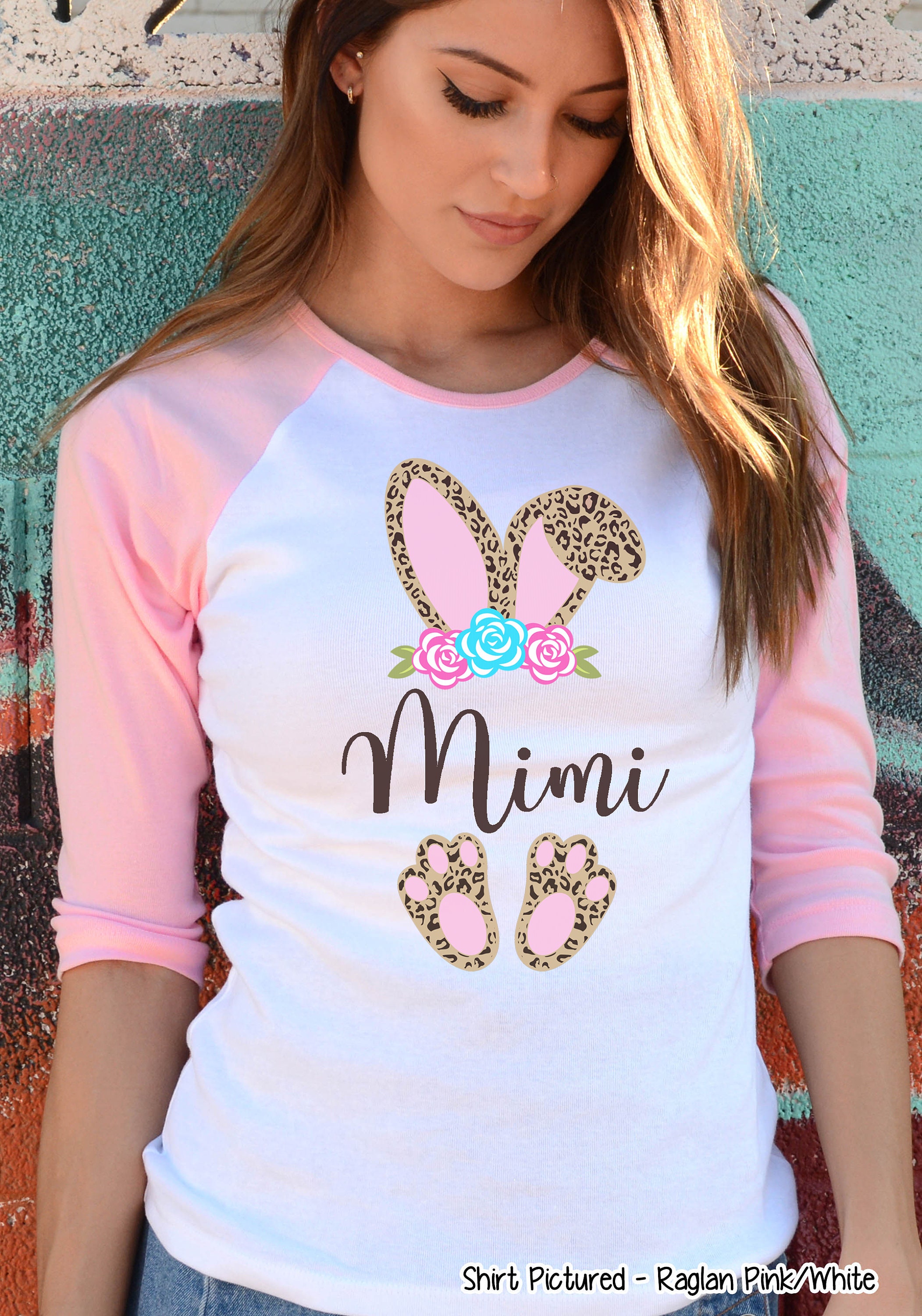 Mimi Bunny Ears Easter Shirt Personalized Gift Easter Gifts | Etsy