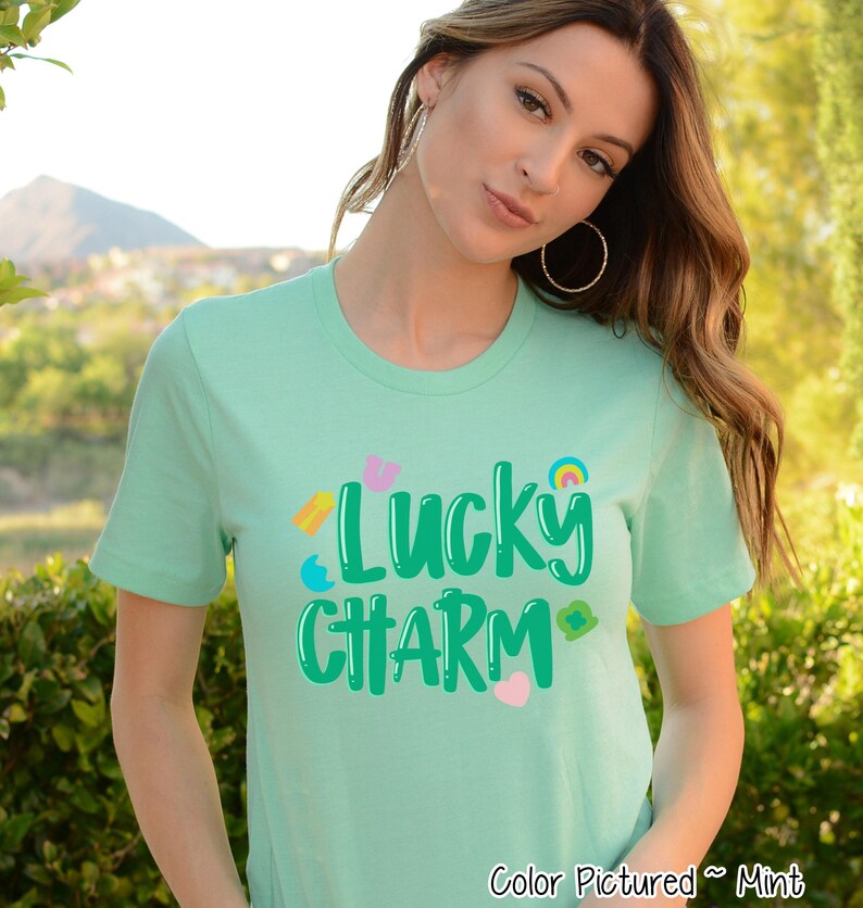 Lucky Charm St Patrick's Day Shirt, Shamrock Shirt, Saint Patricks Day Shirt, St Paddys Day Shirt, Saint Patricks Day Family Matching Shirt image 2