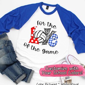 Love of The Game Volleyball Shirt, Volleyball Mom Shirt, Volleyball Coach Gift, Custom Volleyball Shirt, Matching Team Shirts, Raglan Tee
