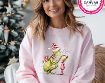 Cindy Lou Who Boop Sweatshirt, Grinch Christmas Sweater, Funny Christmas Shirt, Cute Christmas Party Shirt, Cute Holiday Hoodie