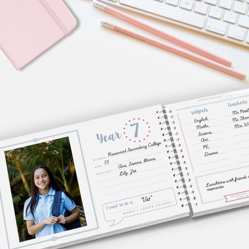 Australian School Memory Book | Photo, Artwork & Keepsake Organiser afbeelding 11