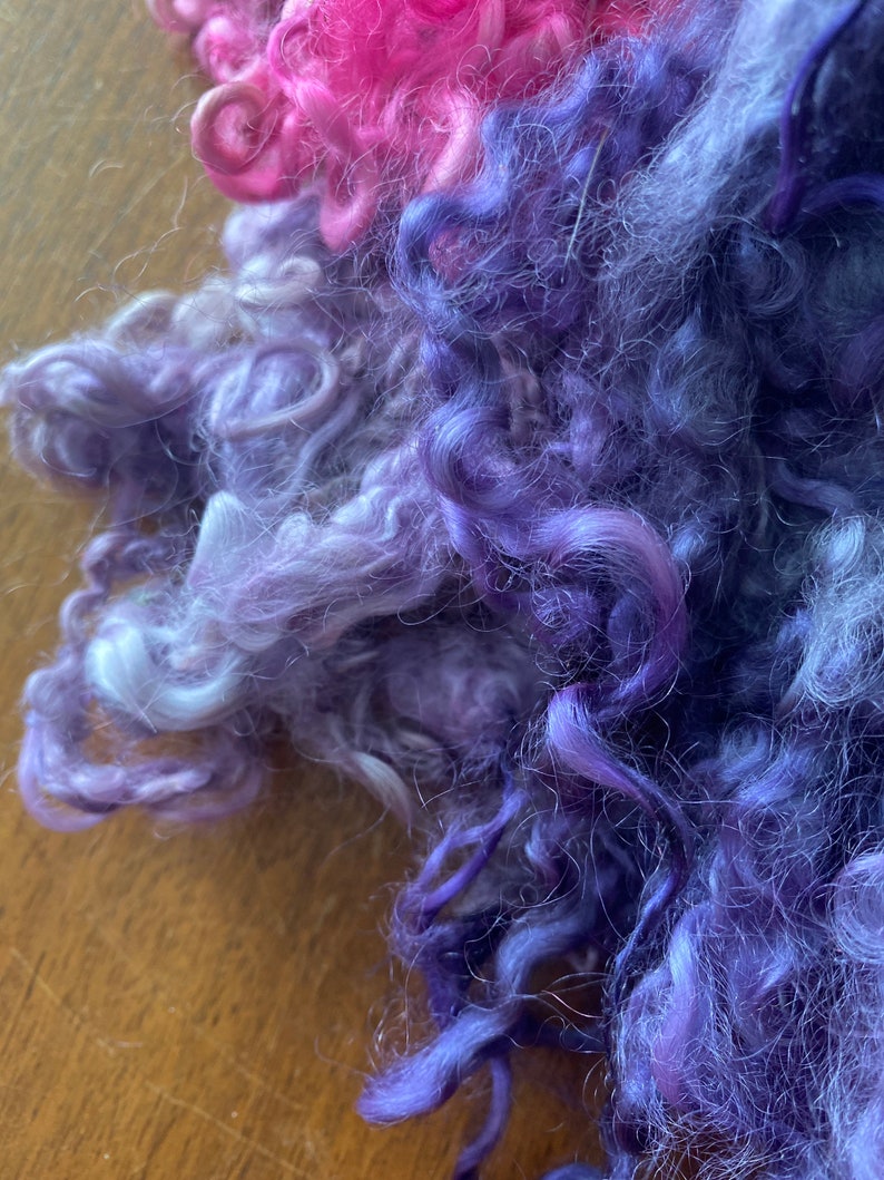 Hand Dyed MashamTeeswater locks