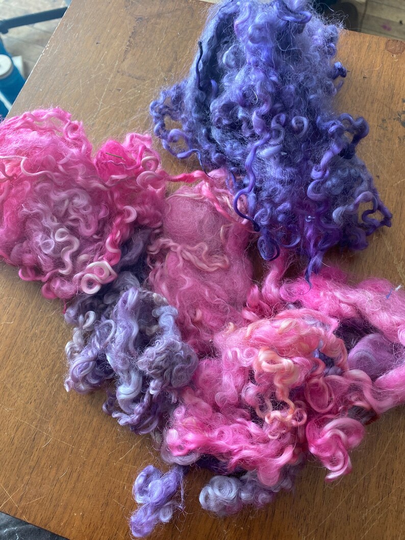 Hand Dyed MashamTeeswater locks