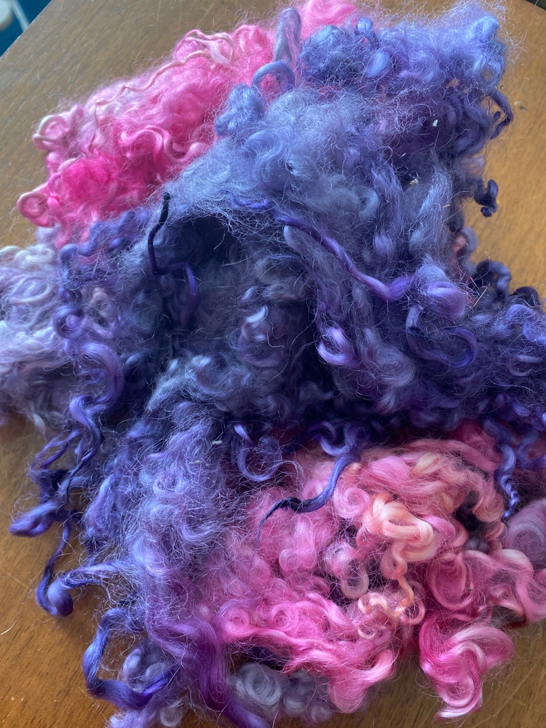 Hand Dyed MashamTeeswater locks