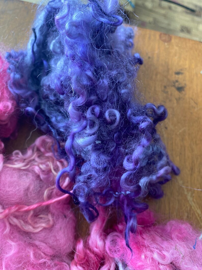 Hand Dyed MashamTeeswater locks