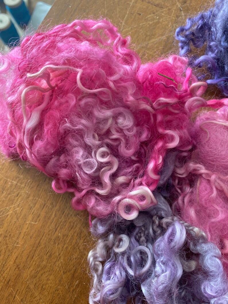 Hand Dyed MashamTeeswater locks