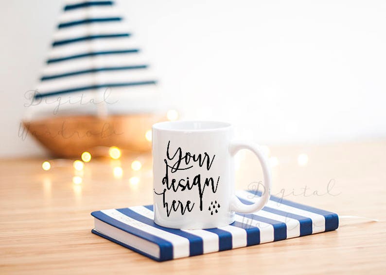 Mug Mockup Styled White Coffee Tea Mug Mock Up Blank Quote Etsy