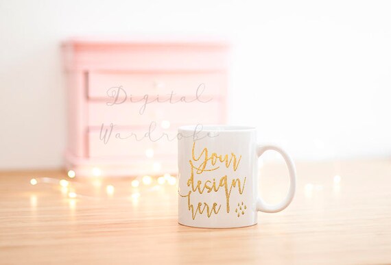 Mug Mockup White Coffee Mug Mock Up Blank Quote Mug Cup Etsy