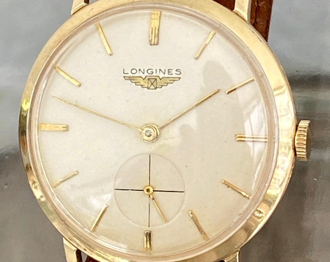 Vintage Longines Men's Watch 10K Gold Filled Etsy