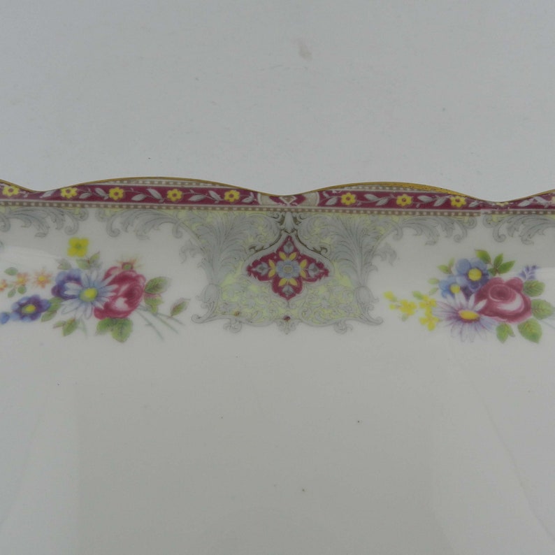 Porcelain platter serving dish Shelley pattern Georgian England