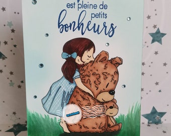 Carte La vie est pleine de petits bonheurs