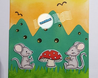 Carte Petites souris
