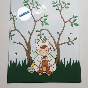 Unicorno Bambino Card
