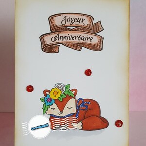 Carte Joyeux anniversaire