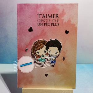 Karte Ich liebe dich jeden Tag ein wenig mehr