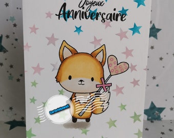 Carte  Anniversaire