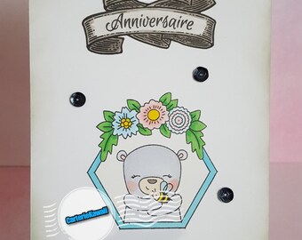 Carte Joyeux anniversaire