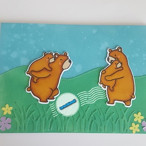 Carte Famille Ours