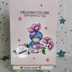 Begenning jeden Frühling Karte