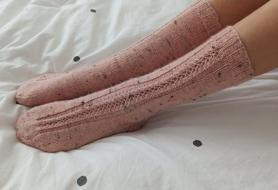 Chaussettes tricotées pour enfants Taille EU 33-34 US 2-3 Prêtes à