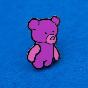 Teddy Bear Sarah Hard Enamel Pin (Begin Industries x Ken Ives)