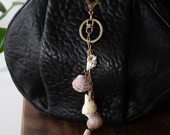 Seashell Bag Charm Chain: Gold Plated Chain, Y2K Resort Style