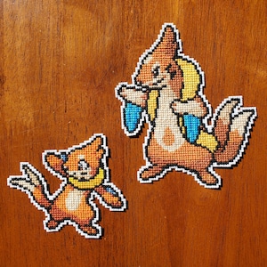 Buizel and Floatzel Cross Stitch