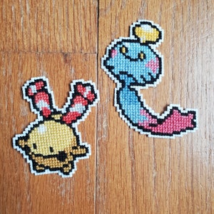 Chingling and Chimecho Cross Stitch