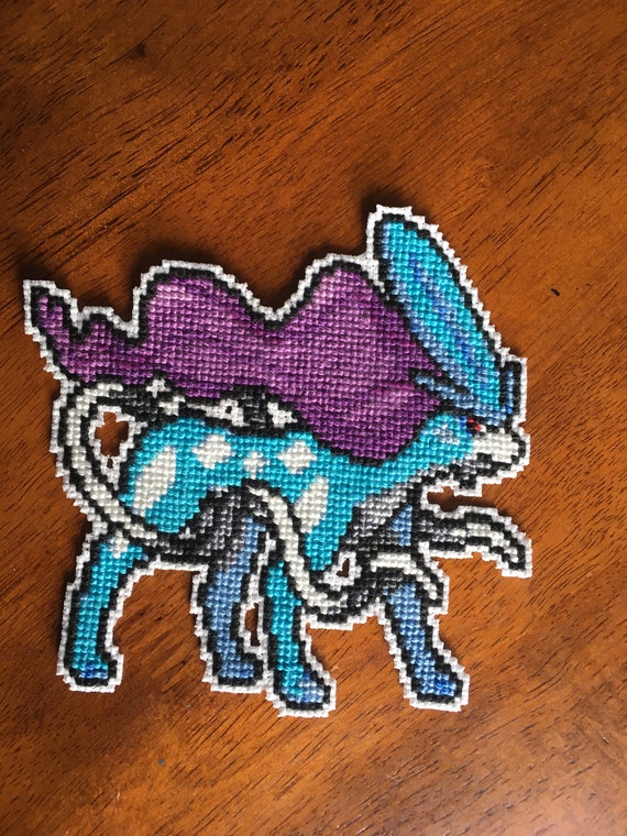 Johto legendary embroidered patches I made! : r/pokemon