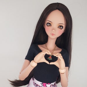 Gold Plated Doll Necklace for Smart doll, dollfie dream, or similar 1/3 scale bjd
