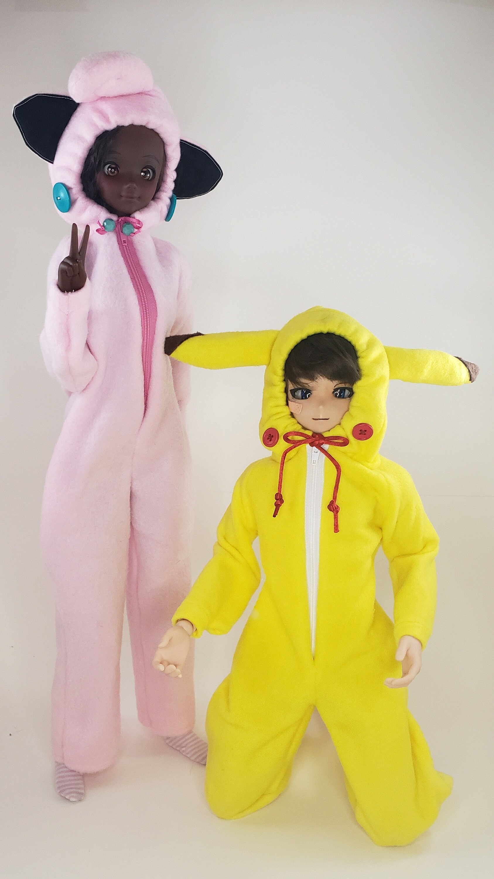 Kigurumi Pajamas Pikachu Onesie Flannel Yellow Animal Sleepwear Couple  Costume #couple #costume …