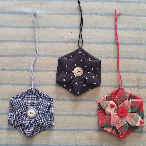 Fabric Ornaments, Bag Tags, or Personalized Name tags