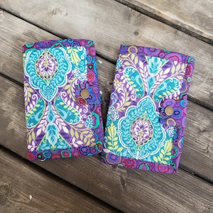 Fabric Needlebook and Scissors Carrying Case