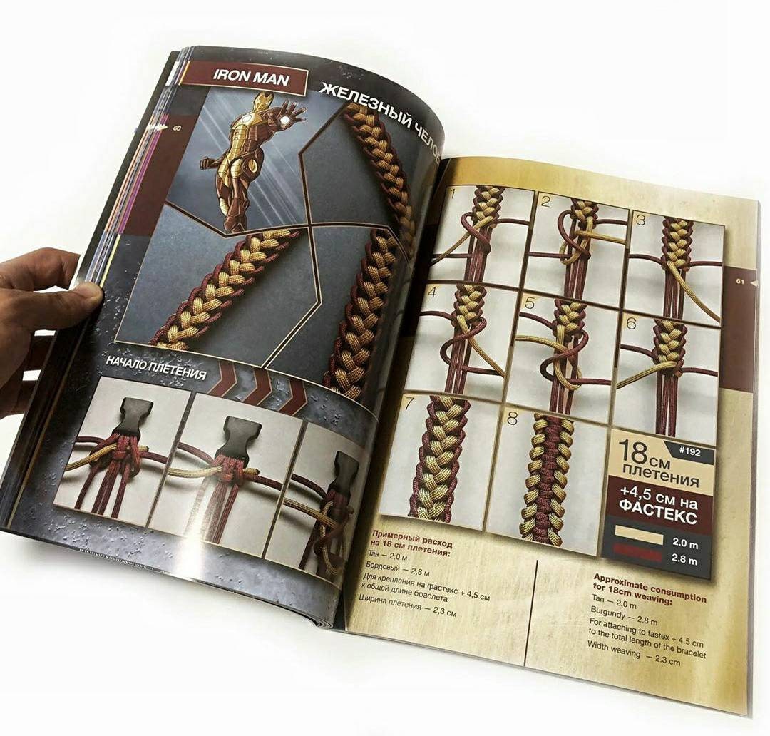 Live paracord 2 paracord book tutorial weaving tutorial | Etsy