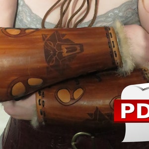 Leather Vambrace Pattern