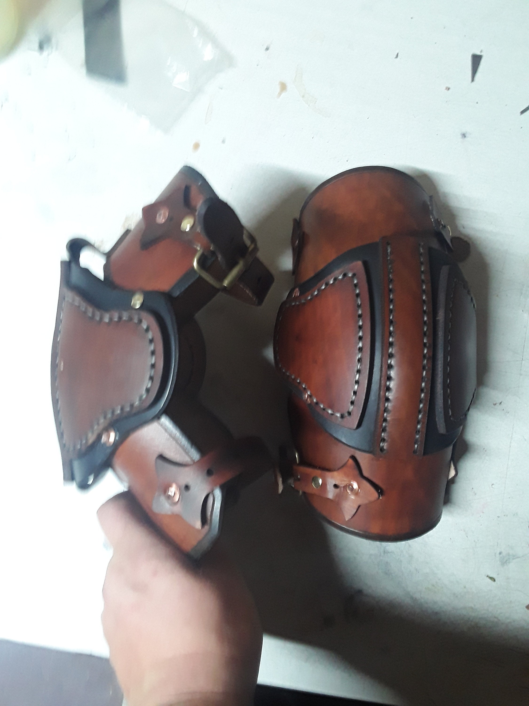 Articulating Heavy Knee and Elbow Armor for HEMA and SCA Etsy