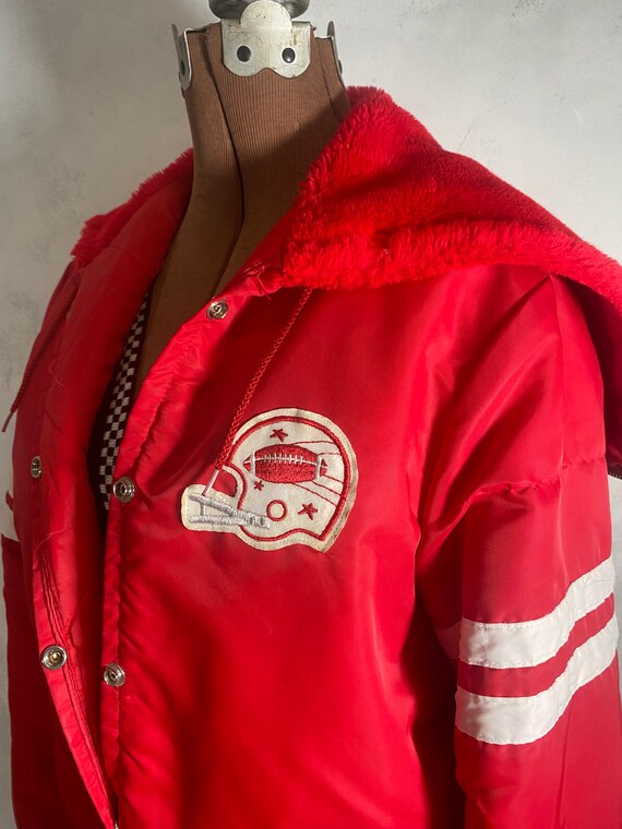 Vintage Joe Campus by Campus Red, Football Coat Qu