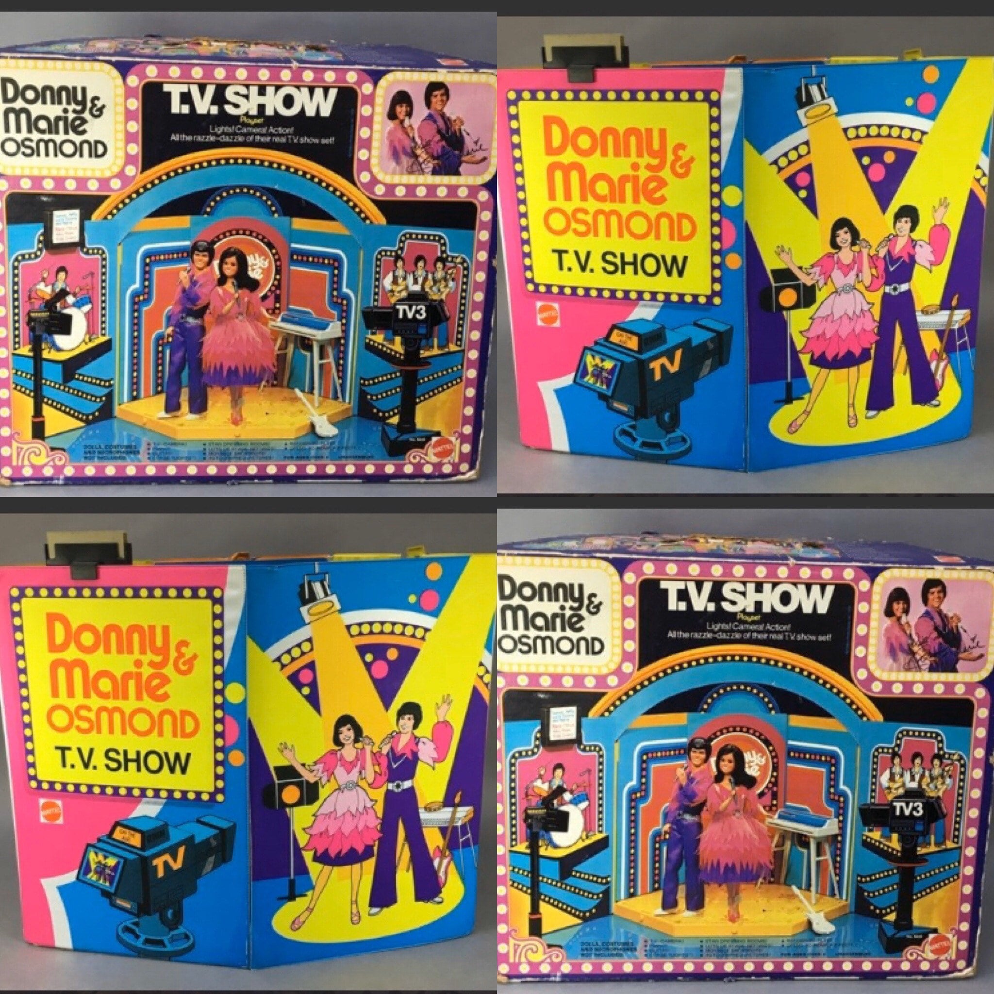 Donnie And Maries 2022 Christmas Schedule 1976 Donny And Marie Osmond Tv Stage Playset With Action | Etsy India