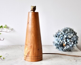 teak lamp base