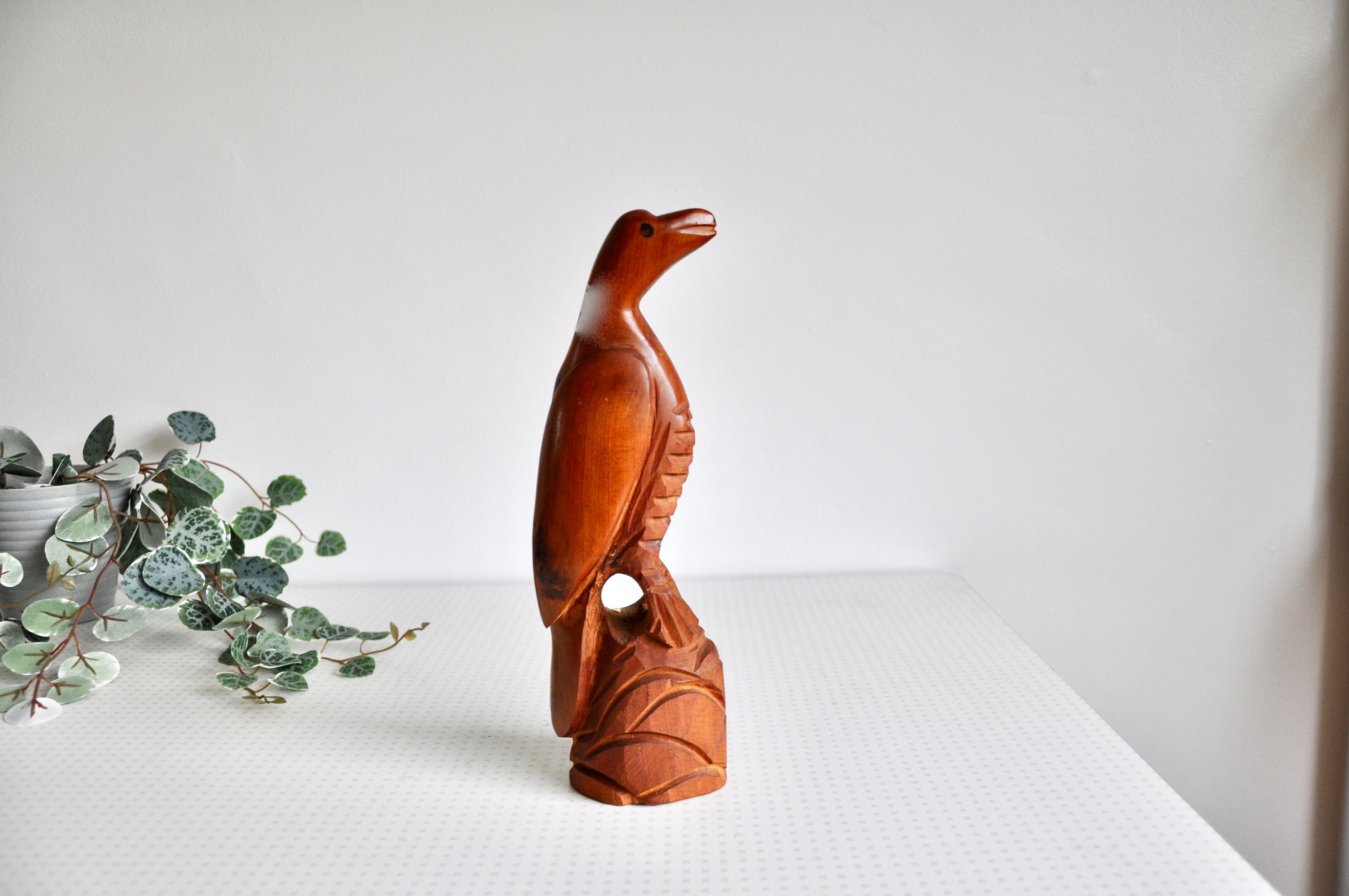 ヴィンテージ ミッドセンチュリー モダン 木製 鳥 飾り - Etsy 日本