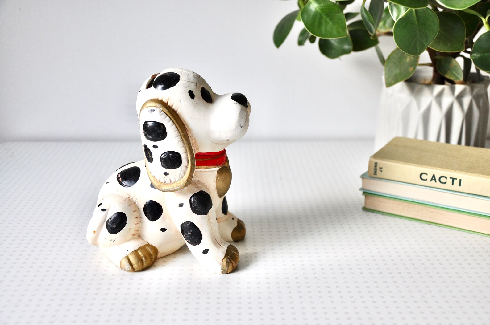 Vintage Novelty Ceramic Dalmatian Dog Money Box Etsy UK