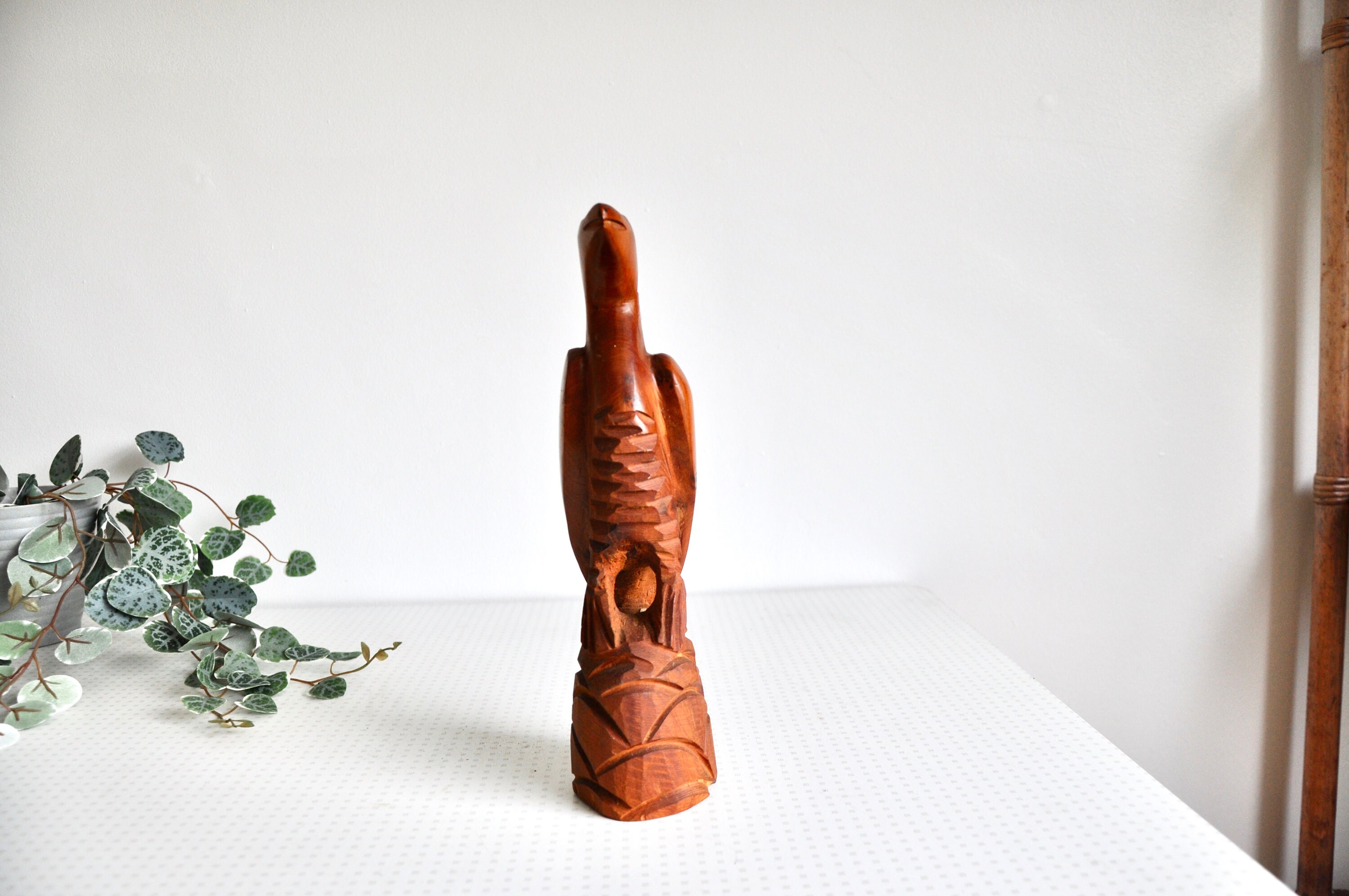 ヴィンテージ ミッドセンチュリー モダン 木製 鳥 飾り - Etsy 日本