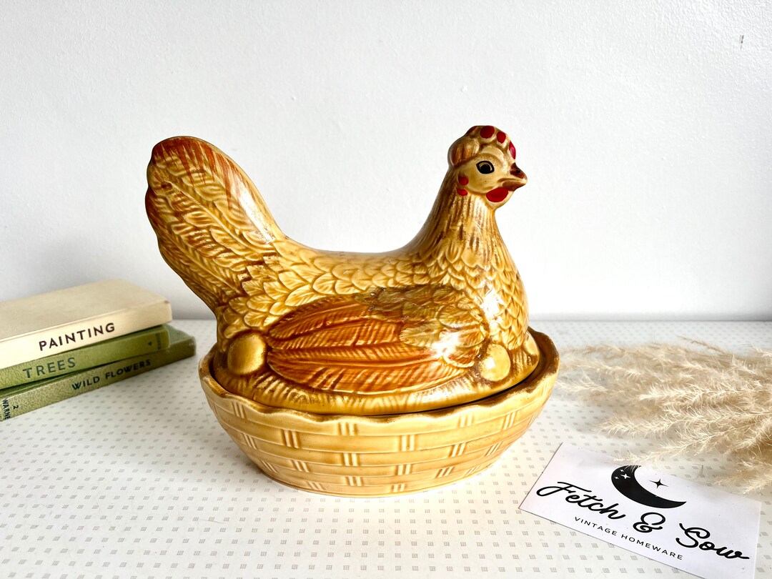 Vintage Sadler Ceramic Hen Shaped Egg Holder From the 1980s - Etsy