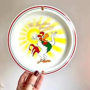 bol Kelloggs en plastique vintage &#39;The Sunshine Breakfast&#39; assiette de céréales 1998