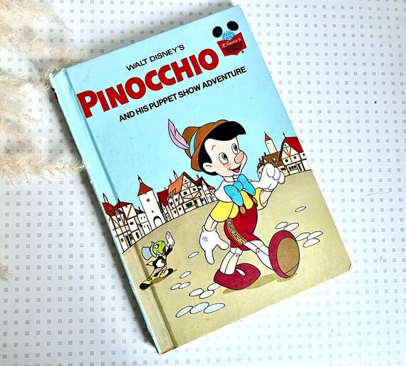 Vintage Walt Disney Pinocchio Book From 1973 - Etsy