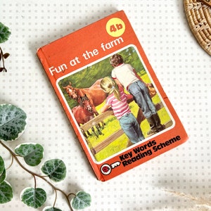 Vintage Ladybird Key Words Fun at the Farm book from 1965