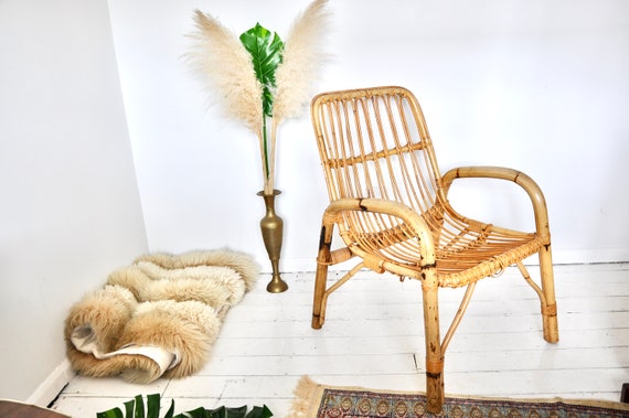 Large bamboo chair sale