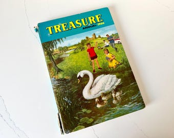 Vintage Treasure Annual hardback book from 1966