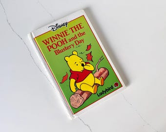Vintage Walt Disney Ladybird Winnie the Pooh and the Blustery Day book from 1985